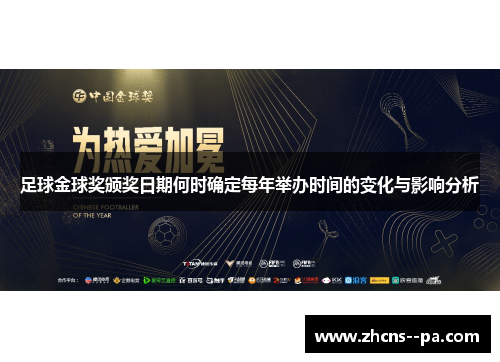 足球金球奖颁奖日期何时确定每年举办时间的变化与影响分析